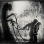 A spirit obsessing a man